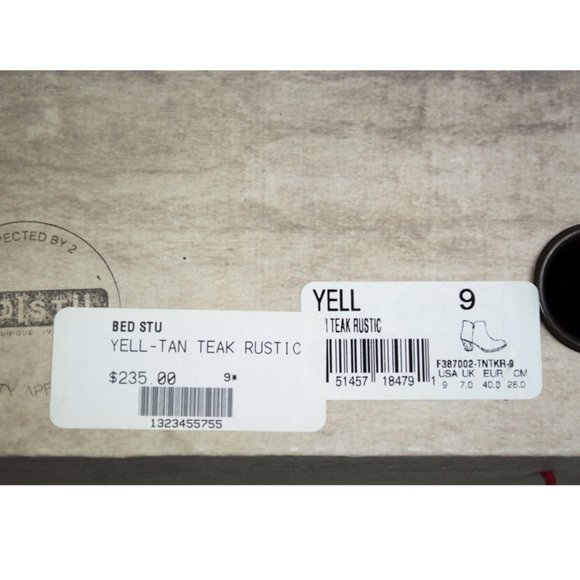 BED STU YELL Teak Rustic Mason Bootie Shoes - Picture 9 of 9